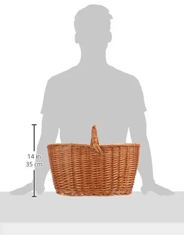 Cesto di vimini portalegna Codice modello: c1550110 Marchio: garden friend. - immagine 2