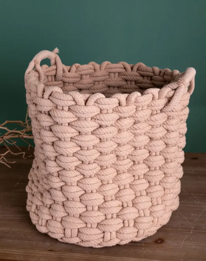 Cesto in Juta Grossa H 34 cm - immagine 3