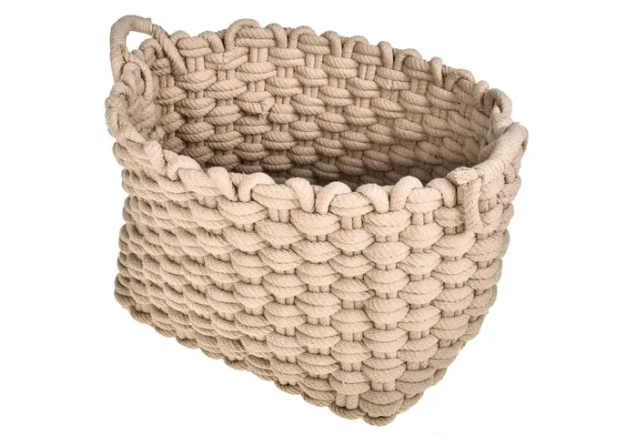 Cesto Ovale in Juta Corda Grossa Larghezza 39 cm