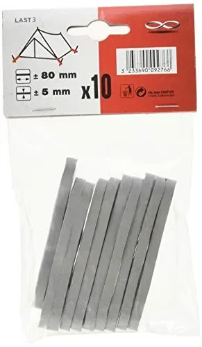 Chapuis LAST3 Confezione di 10 elastici quadrati per il campeggio -… - immagine 2