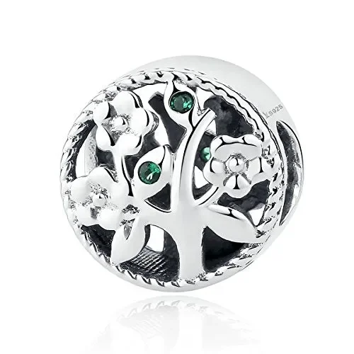 Charm con Albero della Vita in argento Sterling 925 compatibile con… Saldi