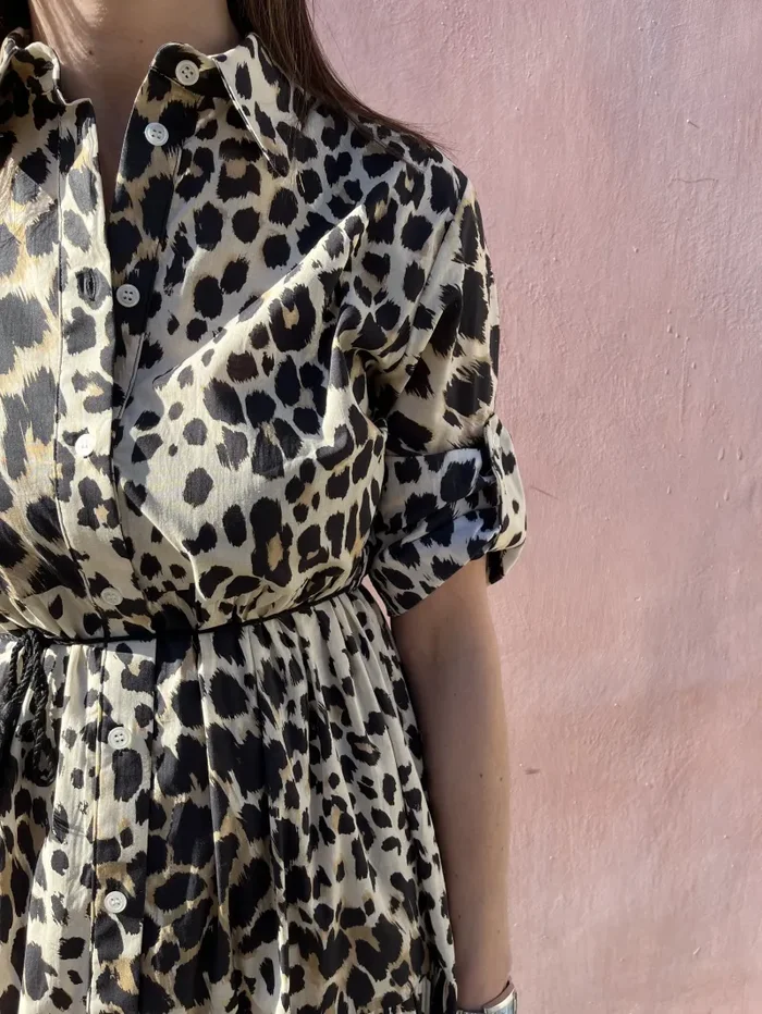 CHEMISIER LEOPARDATO DIXIE Online ora - immagine 3