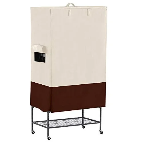 Chengsan Copertura per gabbia 41” L x 27” W x 48” H, Beige E Marrone.