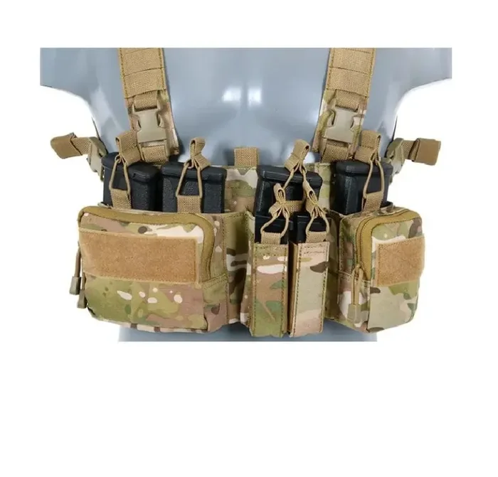 Chest Rig Bukle up Recce, Sniper Chest rig Multicam