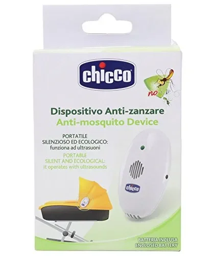 Chicco 00007222100000 Anti-zanzara Ultrasuoni Portatile, Bianco