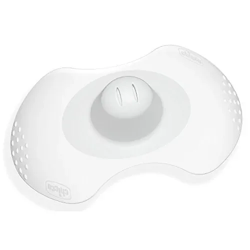Chicco 00009033000000 Paracapezzoli in Silicone, S/M, Bianco S/M