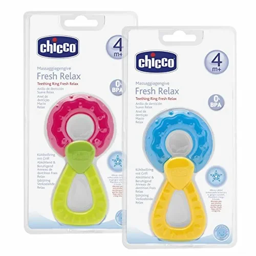 Chicco 715206 Anello Fresco Relax, Massaggiagengive, 1 Pezzo, Colori…