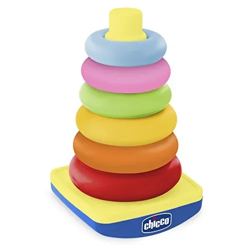 Chicco – Gioco Torre degli Anelli, Dindolino, Impilabile, 6-36 Mesi blu Vendita calda online