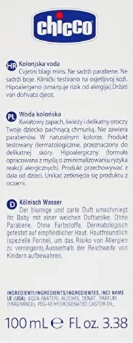 Chicco Baby Moments Acqua di Colonia Fresca e Delicata, 100ml - immagine 3