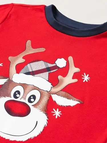 Chicco, Confezione regalo: pigiama lungo Natale , Bambini e ragazzi, Rosso, 8 anni - immagine 3