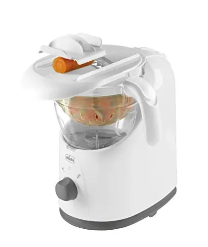 Chicco Cuocipappa Easy Meal, Cottura a Vapore e Omogenizzatore, Bianco e… - immagine 2