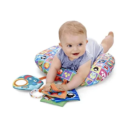 Chicco Gioco Cuscino degli Animali Animal Tummy Time, 2-9 Mesi Multicolore - immagine 2