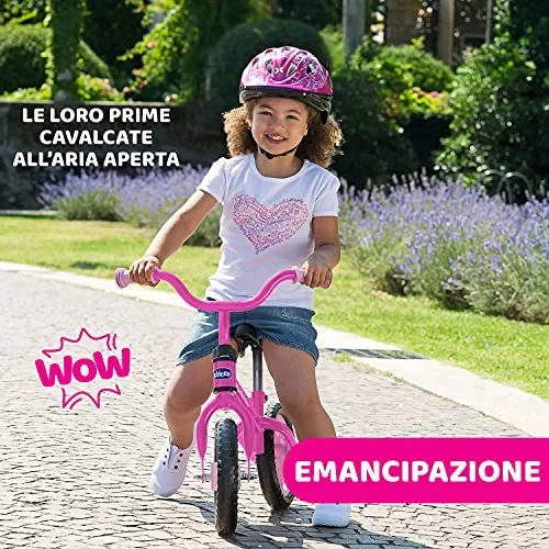 Chicco Pink Arrow Bicicletta Senza Pedali, Bici Senza Pedali Balance Bike per l’Equilibrio, con Manubrio e Sellino Regolabili, Max 25 Kg, Rosa, Giochi Bambini 2-5 Anni - immagine 2