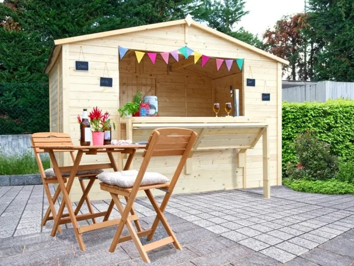 Chiosco da Giardino 310×300 cm in Legno Miami Online