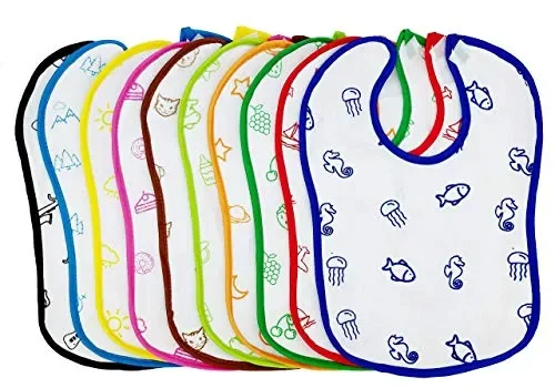 Chipe- Set Di 10 Bavaglini Colorati Per Neonati E Bambini Da 0 A 5 Anni…. Online