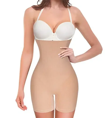 Chumian Intimo Modellante da Donna Mutande Contenitive a Vita Alta M-L, Beige Online