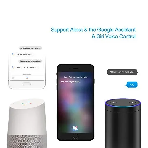 Ciabatta Multipresa Intelligente, Koogeek Wifi, 3 Prese 3 Porte… - immagine 2