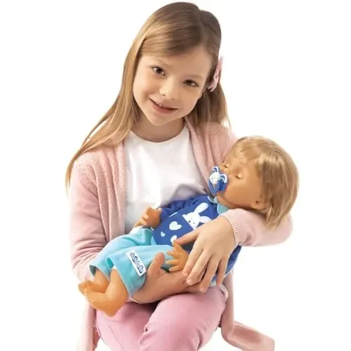 Cicciobello Bua, Bambola Interattiva con Accessori, Giochi Bambini 2 anni, Cicciobello con Accessori per la Cura Come Termometro e Stetoscopio, Usa il Ciuccio per Farlo Smettere di Piangere! - immagine 2