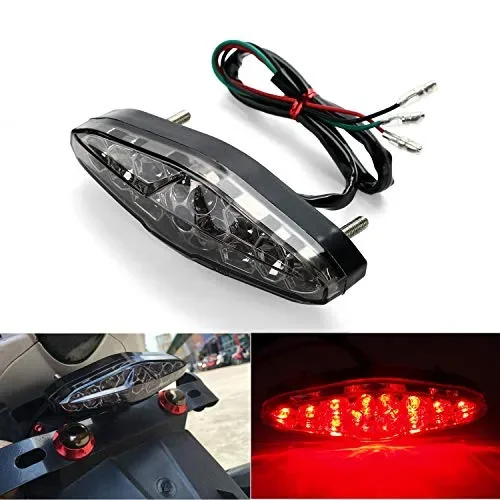 CICMOD Universale Fanale Posteriore, 15 LED Faro di Coda Freno Luce Tipo A - immagine 2