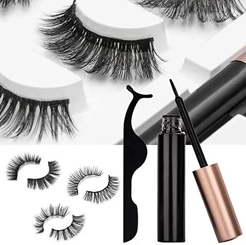Ciglia Magnetiche con Eyeliner Magnetico Kit, magnetiche, Reusable 3D… Vendita calda online - immagine 2