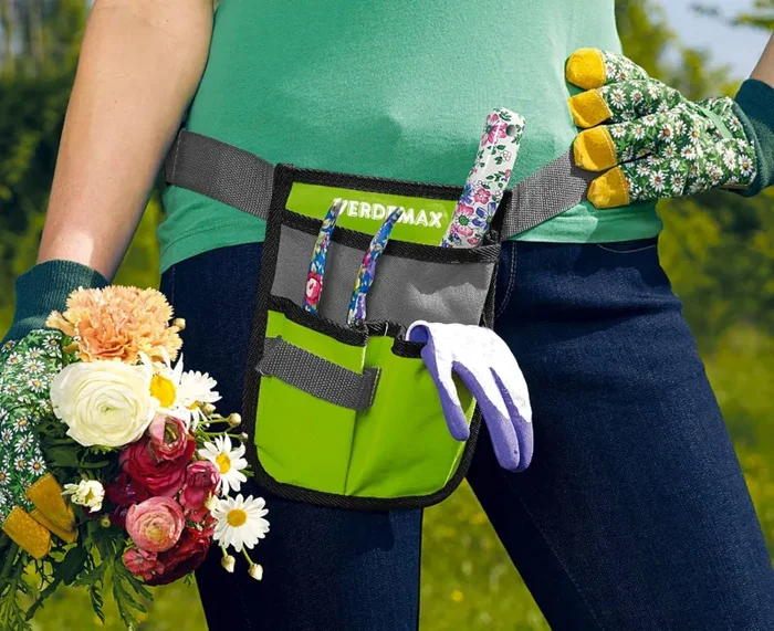 Cintura Porta Attrezzi da Giardinaggio 3 Tasche Rama Sconti - immagine 2