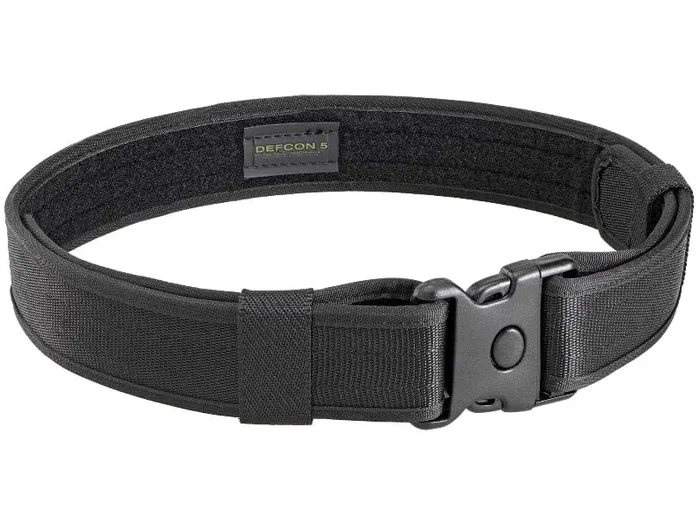 Cinturone Militare in Cordura Nero – Defcon 5