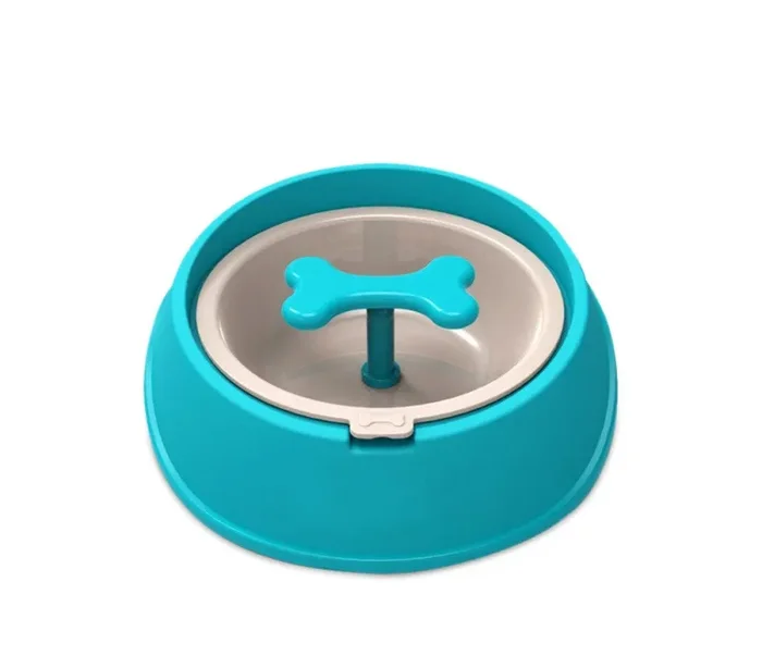 Ciotola sport per cani gatti 15 cm anti-soffocamento e migliore digestione Blu - immagine 2