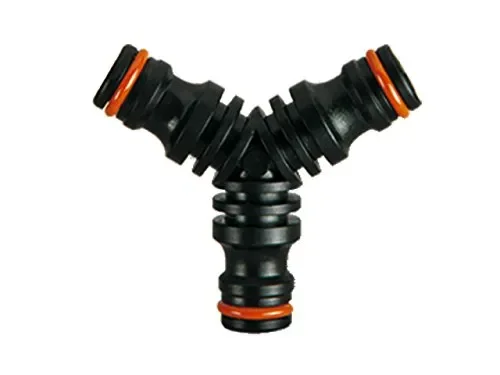 Claber 7724046 Raccordi Rapidi Deviati a 3 Vie/M, Sfuso