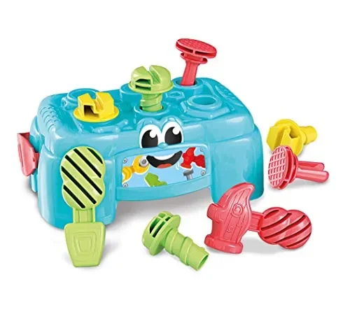 Clementoni 17042 Worbench – Banchetto Svita e Avvita, Gioco per Multicolore