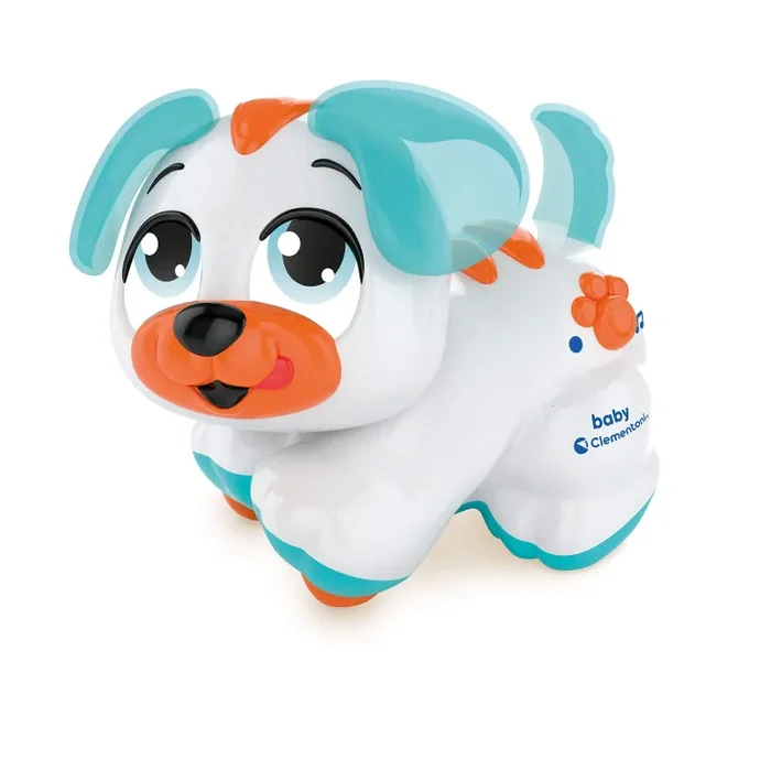 Clementoni Baby Cagnolino Cercacoccole, Gioco Interattivo Musicale per Bambini 12+ Mesi, Centro attività Prima Infanzia, Cane da Accarezzare per Riprodurre Canzoni e Filastrocche, 17450