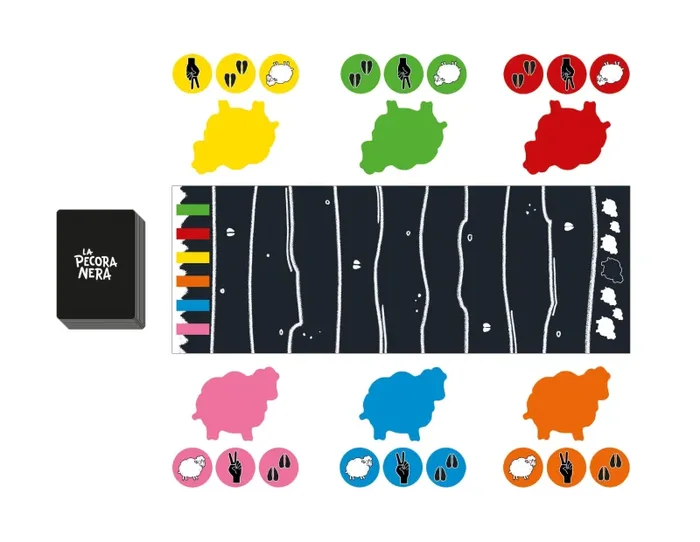 Clementoni Carte Da Gioco Per Adulti – La Pecora Nera, Gioco da Tavolo 16-99 Anni, 3-8 Giocatori, Giochi di Società Divertenti tra Amici, Made In Italy, 16816 - immagine 2