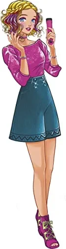 Clementoni- Crazy Chic-Trendy Hairstyle-Piastra con Colore per Decorazione Capelli, Gesso Pettine, Gioco Creativo Bambina 6 Anni, Multilingua, 18750 - immagine 3