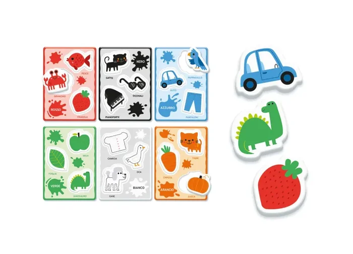 Clementoni- Sapientino Baby Parole e Colori-Gioco Educativo 1 Anno (Versione in Italiano), Giochi Montessori, Made in Italy, Multicolore, 16404 - immagine 2