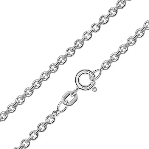 Clever Gioielli Set di ciondolo a forma croce in argento 18 mm semplice… - immagine 2