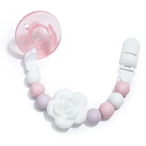 Clip Ciuccio per Dentizione, Confezione da 2 Design Ragazze, Porta… - immagine 3