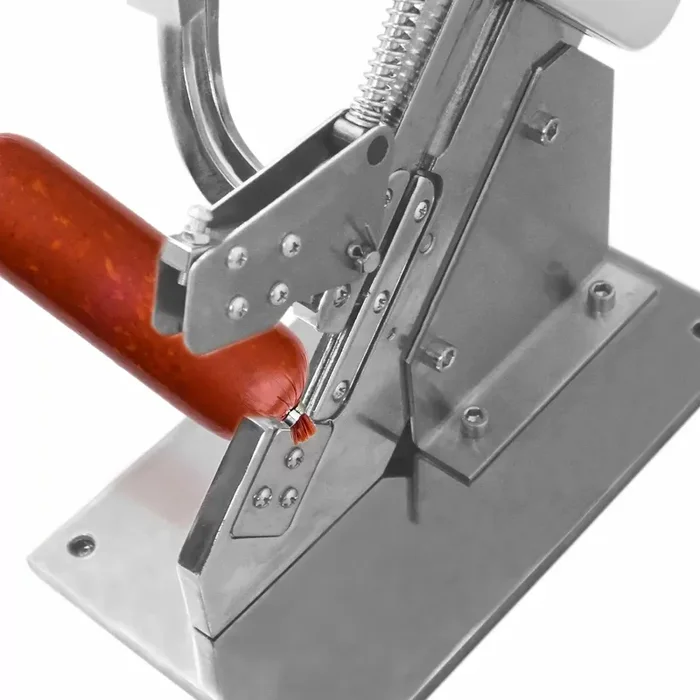 Clippatrice per Salsicce con 2000 Graffette 59×18,5×36 cm in Acciaio - immagine 2