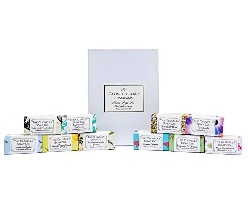 Clovelly Soap Sapone naturale confezione regalo di 10 barrette mini