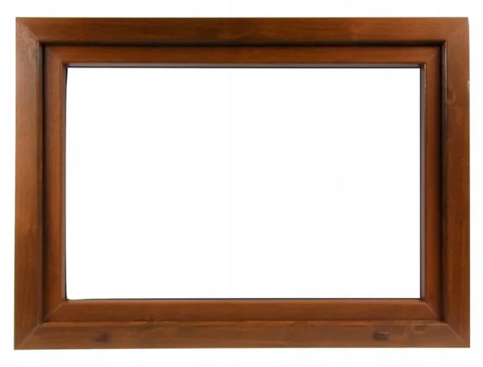 cm 80 x 60 – Finestra in pvc noce 1 anta – economica finto legno (L 800 x H 600 mm – cm 80×60) Online - immagine 3