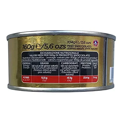 Coalma Trancio di Tonno in Olio d’Oliva – 160 g - immagine 3