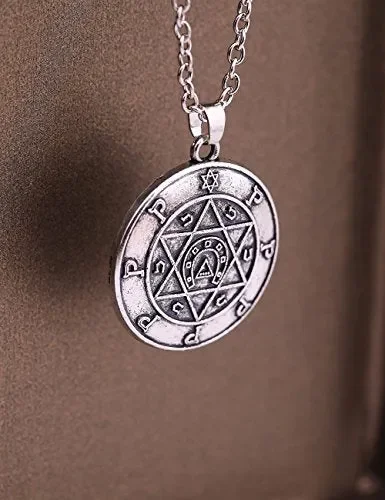 Collana con Sigillo di Salomone, amuleto portafortuna Stella David e… Sconti - immagine 2