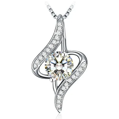 Collana Donna, J.Rosée”Leggero Lusso” Argento 925 con 5A Zirconi Gioielli…