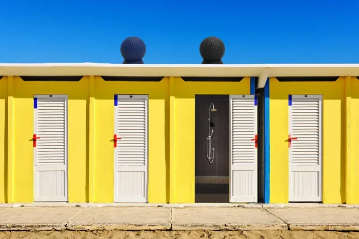 Collettore Solare da Esterno Giardino 40L per Docce Lavandini Arkema Hot Ball Blu - immagine 2