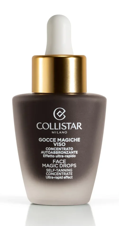 Collistar Gocce Magiche Viso, Concentrato Autoabbronzante, Effetto Rapido, Abbronzatura Intensa, Naturale, Luminosa in Meno di un’Ora, No Macchie, 30 ml