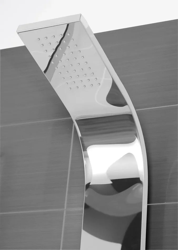 Colonna Doccia Idromassaggio in Acciaio Inox Cromato Feridras Infinity - immagine 2