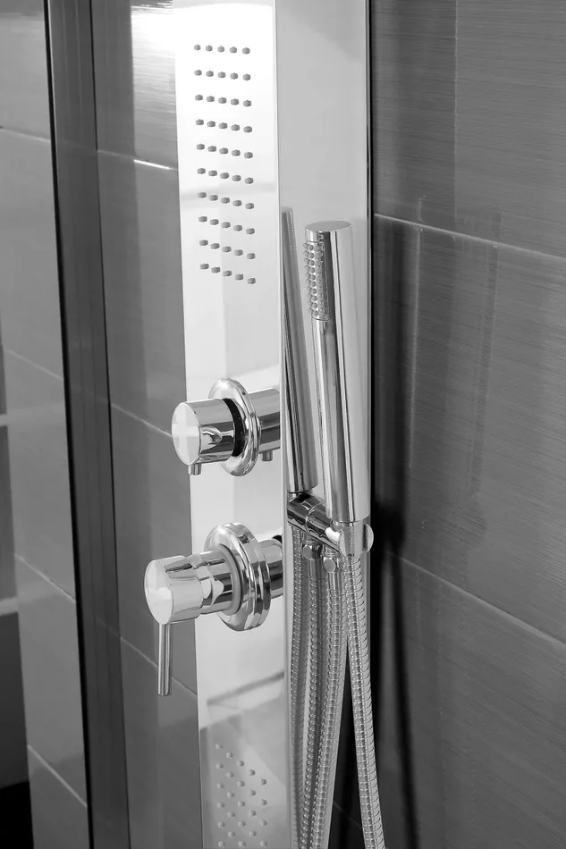 Colonna Doccia Idromassaggio in Acciaio Inox Cromato Feridras Infinity - immagine 3