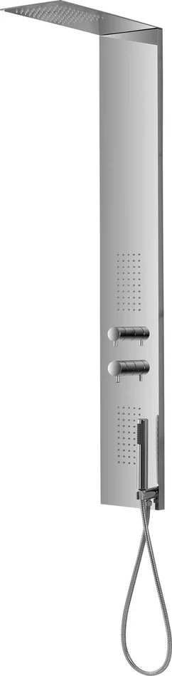 Colonna Doccia Idromassaggio in Acciaio Top Slim Cromo