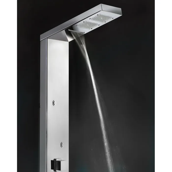 Colonna Doccia Soffioni Incassati Miscelatore Nebulizzatore in Acciaio Ama Luxury Cupido - immagine 2