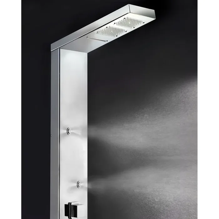 Colonna Doccia Soffioni Incassati Miscelatore Nebulizzatore in Acciaio Ama Luxury Cupido - immagine 3