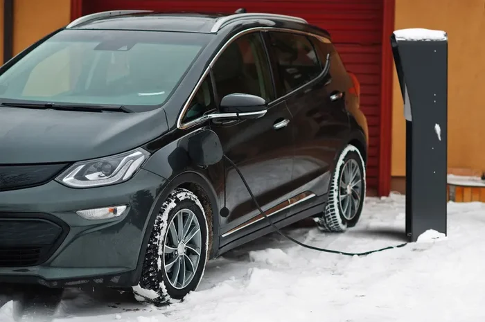 Colonnina Copertura per Stazioni di Carica Auto Elettriche 47x131x31 cm in Alluminio Wallbox Stand Antracite/Silver Vendita online - immagine 2