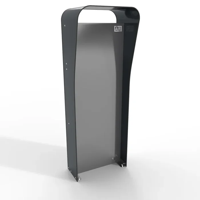 Colonnina Copertura per Stazioni di Carica Auto Elettriche 47x131x31 cm in Alluminio Wallbox Stand Antracite/Silver Vendita online - immagine 3